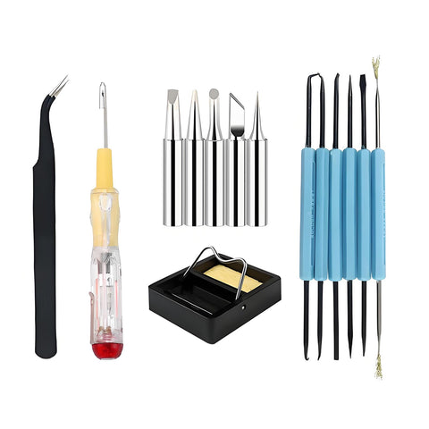 8 Piece Welding Set With Ergonomic Handles For Jewelry Making And Model Building Soldering Iron Temperature Control Equipment Pro Grade Crafting Kit