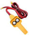 Jnixij Wired Winch Handheld Remote Controller With Forward And Reverse Control Buttons For 12V Electric Winches, yellow with dual buttons.