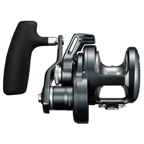Side view of Jigging Reel 2500HG 2500MG With 20Kg Max Drag For Saltwater Giants Offshore Fishing Ready Heavy Duty Performance