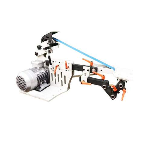 Pro Workhorse Belt Grinder And Power Sander Featuring Knockout Variable Speed Settings heavy duty machine with 72 in belt and copper motor.