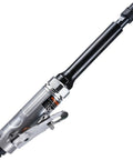 Heavy Duty Rig Ready 5 Inch Extended Air Die Grinder With Rear Exhaust and Dual Collet for deep cavity porting, polishing, and deburring.