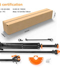 Foldable Bike Repair Stand With Magnetic Tool Tray And 360 Degree Head components and packaging, GS certified, 6.6kg