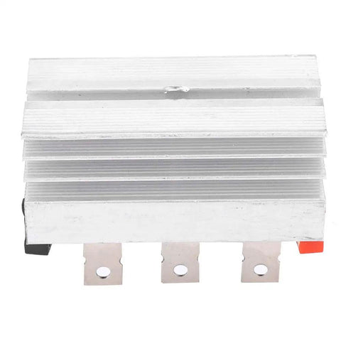 Rock Solid Three Phase Rectifier Bridge Module 50A 1200V High Power Diode with aluminum heatsink, designed for solar inverters.