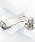 Direct replacement boat door latch set, marine-grade stainless steel, two-piece hardware