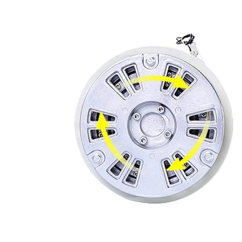 0.6 To 40 Kg Single Axis Magnetic Powder Brake With DC 24V Tension Control And Magnetic Powder Clutch FZ12A-1 FZ25A-1, top view