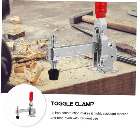 Two Pack Welding Toggle Clamps Set For Woodworking And Welding Jigs Quick Fixed Iron Clamps With Ergonomic Handles