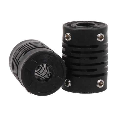 Encoder Coupler for Stepper Motor Shaft D15 L2 6x6mm Hole Plastic Elasticity Motor Coupling Anti Shock Wear Resistant Easy Install