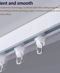 Built Like A Tank Single Track Sliding Barn Door Rail Kit Ceiling Mounted Aluminum Hidden Track System Hella Smooth Gliding Doors with silent sliding beads.