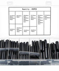 Assorted Roll Pins Kit Slotted Spring Dowel Pins 450 Piece Set in Plastic Storage Case for cogs wheels and mechanical projects