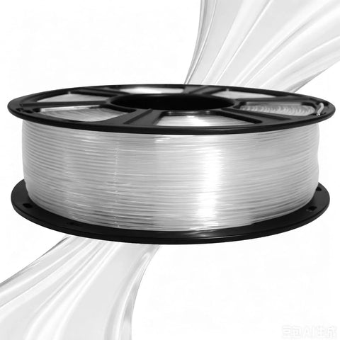 Go-To Clear PLA Filament 1.75 Mm For 3D Printing, Effortless Feeding And Crisp Transparency, No Stress Setup For Bold Makers, One Kilogram Spool Ready To Roll