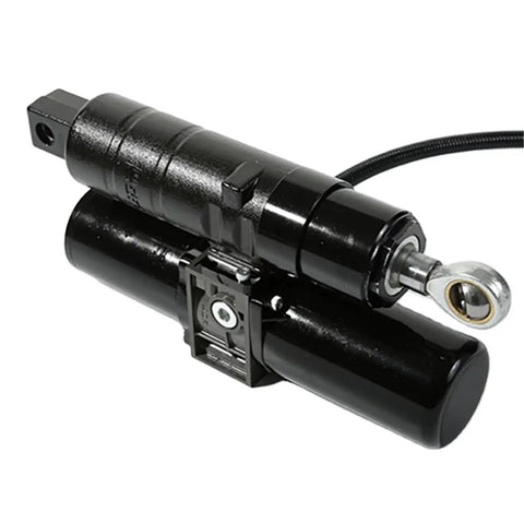 Killer Performance Electric Hydraulic Linear Actuator Motor compact black design for smooth precise operation in trailers and automation jobs.