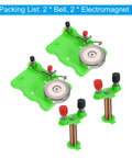 Two Set Hands On Electromagnetism Lab Kit For Educational Learning With Electric Bell Experiments And Induction Demonstrations, durable
