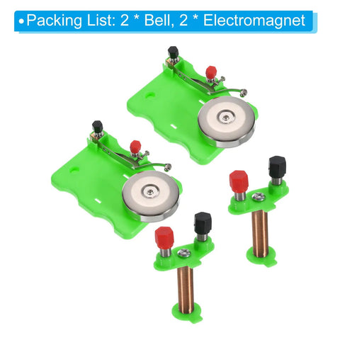 Two Set Hands On Electromagnetism Lab Kit For Educational Learning With Electric Bell Experiments And Induction Demonstrations, durable