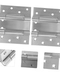 NUOBESTY 1 pair stainless steel self-closing door hinges for backyard gates and garage doors
