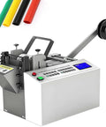 Precision Automatic Heat Shrink Tube Cutter Machine With Microcomputer Control For High Speed Production; cuts various colored tubing.
