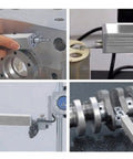 Straight Up Precision Digital Surface Roughness Tester Portable Metal Profilometer Gauge measuring machined parts and welds.