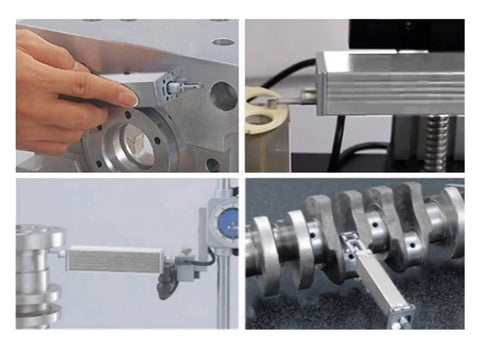 Straight Up Precision Digital Surface Roughness Tester Portable Metal Profilometer Gauge measuring machined parts and welds.