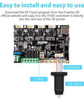 CR Touch Auto Bed Leveling Sensor Kit for 3D Printers Perfect Fit for Ender 3 Series and CR 10 showing connectors and Z Stop