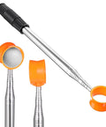 Telescopic Golf Ball Retriever 12Ft Aluminum Alloy Water Ready Ball Grabber With Two Sided Head For Easy Pickups displayed