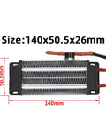 Heavy Duty Ceramic Air Heater Offering Constant Temperature Control And Premium Insulation For Industrial Space Heating Built Tough to heat fast, 140x50.5x26mm size.