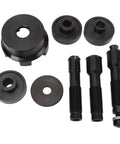 Top Rated 14 Piece Motorcycle Wheel Bearing Puller Tool Kit Made From Rugged Metal To Remove And Install Hub Bearings At 075 1 Inch And 25mm Specs With Durable Storage Case Great For DIY Mechanics And Pros Need Reliable Gear To Save Money On Repairs. black metal motorcycle wheel bearing puller kit parts