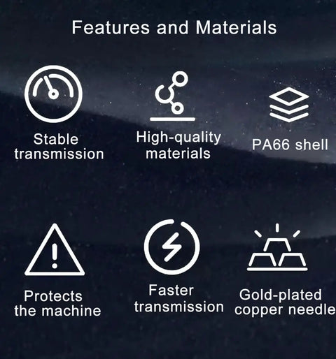 Features of M12 5-Pin A-Code Female Straight Circular Sensor Aviation Connector with stable transmission and gold-plated copper needle