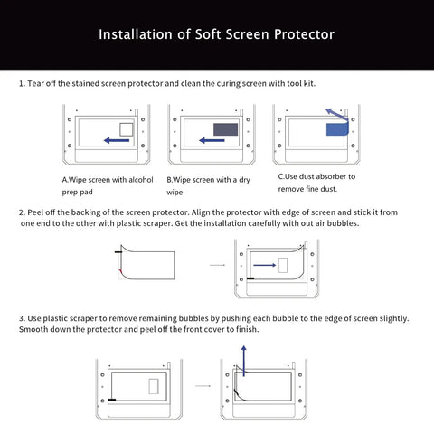 Straight Up Superior Screen Protector For 8.9 Inch Resin 3D Printer Display With Smooth As Glass Feel And Top Tier Scratch Shield Compatible With Elegoo Saturn Anycubic Photon Mono X 4K Voxelab Proxima