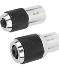 Solid Two Piece Tap Socket Set With 3/8 Drive Socket A Extractors, Heavy Duty Alloy Steel for M3 to 1/2 inch bolts.