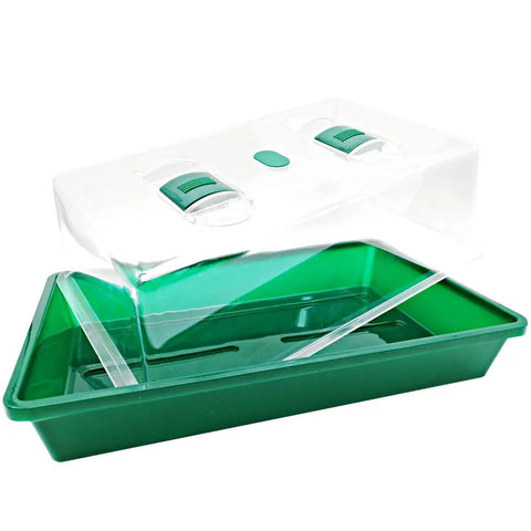 Heavy Duty Seedling Propagation Tray With Humidity Vent Dome Pro Grade Mini Greenhouse For Seeds And Clones Adjustable Vents