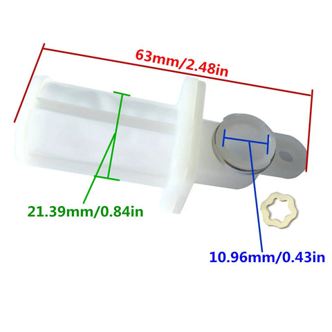 Go-To Fuel Filter For Yamaha Outboard Motors 115HP 350HP Replacement 63P-13915-00 measurements and part view
