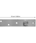 Hidden Pivot Door Hinges Set Of 4 Stainless Steel Sleek Rust Resistant Invisible Door Hardware with measured dimensions