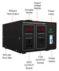Heavy Duty Step Up And Down Transformer 220V To 110V 2000W Voltage Converter 120V To 240V Power Transformer with sockets