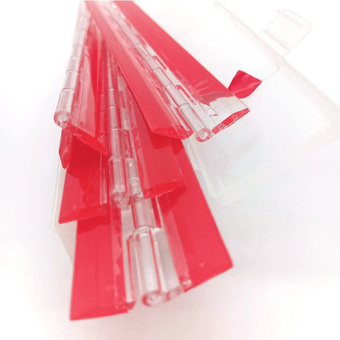 Transparent Acrylic Piano Hinge 300mm Long Self Adhesive 3mm Thick For DIY Boxes Aquariums Golf Cart Trays And Display Stands