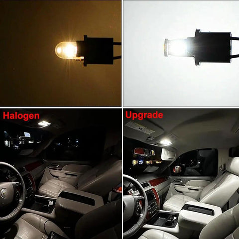 Interior LED Bulbs Kit For 2007 2017 Mitsubishi Lancer Evo 6 Piece Set with map light upgrade comparison