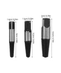 Awesome 8pc Broken Screw Extractor Kit For Steel Precision Tools Removing Stripped Bolts And Pipes With Easy Grip Precision Design, three sizes