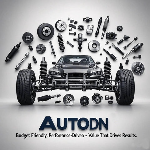 Car suspension system components displayed with front wheel bearing and hub assembly for Nissan Frontier Pathfinder Xterra 2005-2015 and Suzuki Equator 2009-2012.