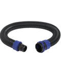 BT-30 Length Adjusting Breathing Vinyl Tube For PAPR With Quick Release Swivel, Flexible Helix, universal connector ends