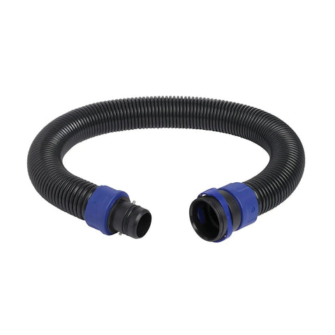 BT-30 Length Adjusting Breathing Vinyl Tube For PAPR With Quick Release Swivel, Flexible Helix, universal connector ends