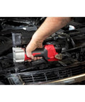 M12 Blind Rivet Tool Kit One Eighth Inch Riveter For Workhorse Heavy Duty Riveting, 0.8 Inch Stroke, 2000 Lbs Pull, 1.55 Inch Nose Reach, Fits 3/32 To 3/16 Inch Rivets For Aluminum Steel And Stainless Materials used on a car front panel