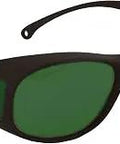 OTG Over The Glasses Safety Eyewear With IRUV 5.0 Lenses, Black Frame, See Through Side Shields, Fits Over Prescription Readers
