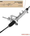 Mazda 3 Hydraulic Power Steering Rack And Pinion Replacement For 2004 2005 2.0L 2.3L With Inner Tie Rods And Dust Boots Left Hand Drive Only Drop In Fit
