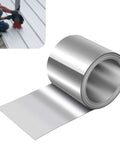 Aluminum Flashing Roll 6 Inch By 10 Foot 32 Gauge For Roofing Panels And DIY Projects shown in use for roof installation