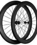 Carbon Wheelset 60mm Depth 25mm Width 700c Clincher Road Wheels With Toray T700 Carbon Fiber 3K Matte Finish Basalt