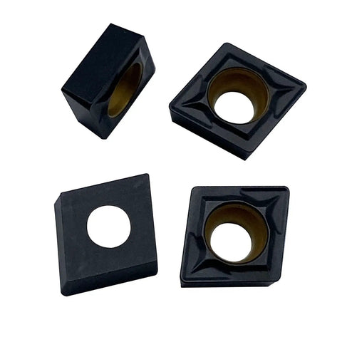 CCMT060204 indexable carbide turning inserts TiCN Al2O3 coated for lathe and boring bar cast iron turning 10 piece pack