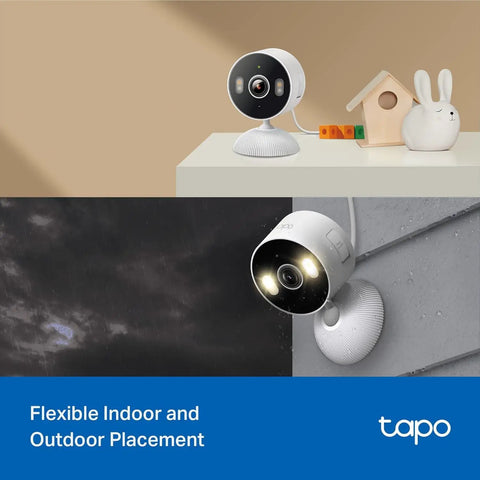 2K Indoor Outdoor Wired Security Camera Kit For Dope Home Surveillance With Baby Monitor And Pet Cam Person And Motion Detection