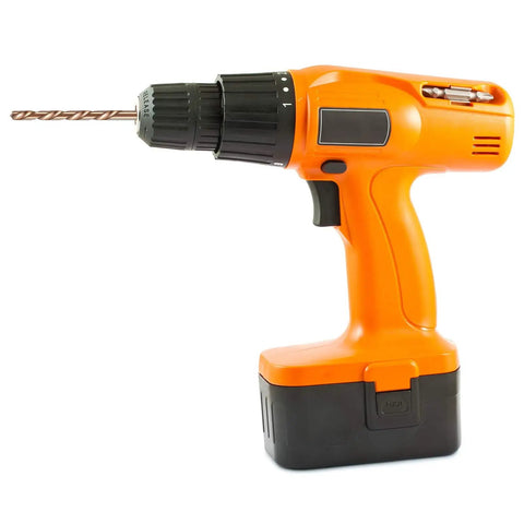 Cordless drill with a bit from the Fifteen Piece One Eighth Inch Cobalt Drill Bit Set M35 High Speed Steel Twist Drill Bits For Hardened Metal