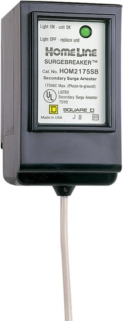 Homeline SurgeBreaker 25kA Surge Protection Device For 120 240V 1 Phase 3 Wire Plug On Install LED Indicator UL 1449 3rd Edition Listed