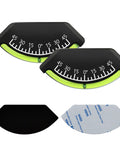 Stick On RV Level With Magnetic Adhesive For Campers And Trailers, Bubble Leveler Inclinometer Gauge shown with magnetic pads