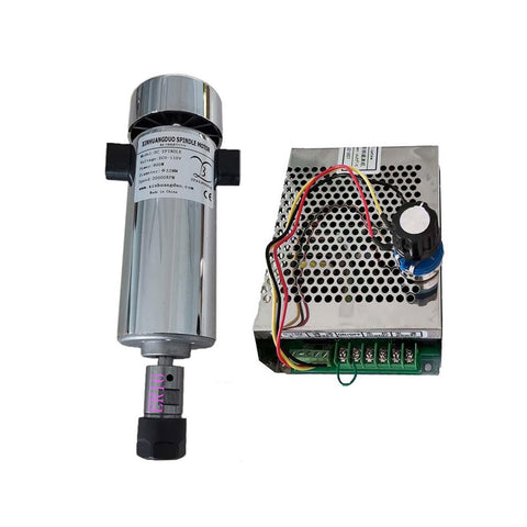 Robust 800W Cnc Spindle Motor Kit Featuring Er16 Chuck Snappy Speed Controller And Plug And Play Power Rig for CNC operations.