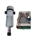 Beast Grade Air Cooled Spindle Motor 800W 20000RPM CNC Router Kit With ER16 Collet Power Supply, digital speed controller included.